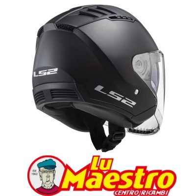 Casco JET Doppia Visiera LS2 OF600 COPTER II Nero Opaco LS2 Open Face Helmet COPTER Matt Black