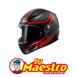 Casco Integrale LS2 FF353 RAPID Circuit Nero Rosso Helmet Full Face Black Red