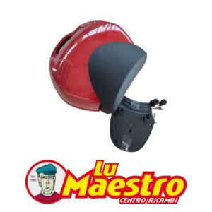 620540MORF BAULETTO PIAGGIO ROSSO COMPRENSIVO DI PIASTRA ORIGINALE PIAGGIO E SCHIENALINO