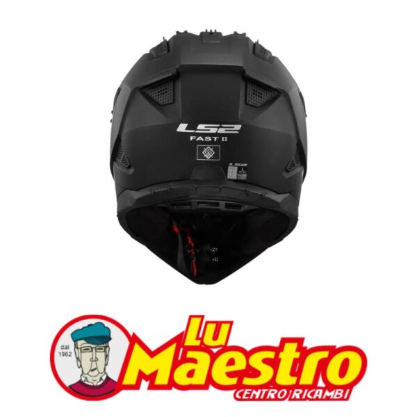 Casco Integrale Cross LS2 MX708 FAST II Nero Opaco HELMET CROSS ECE 22.06