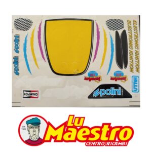 143.635.004 Tabella Set Adesivi Originale Polini per MInimoto 19 pz Dirtroad Non Completo