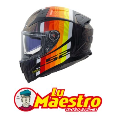 Casco Integrale in Fibra Doppia Visiera LS2 FF811 Vector II Freedom Chameleon Racing Helmet ECE 22.06