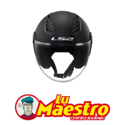 Casco JET Visiera Lunga LS2 OF616 AIRFLOW II Nero Opaco LS2 Open Face Helmet AIRFLOW II Matt Black