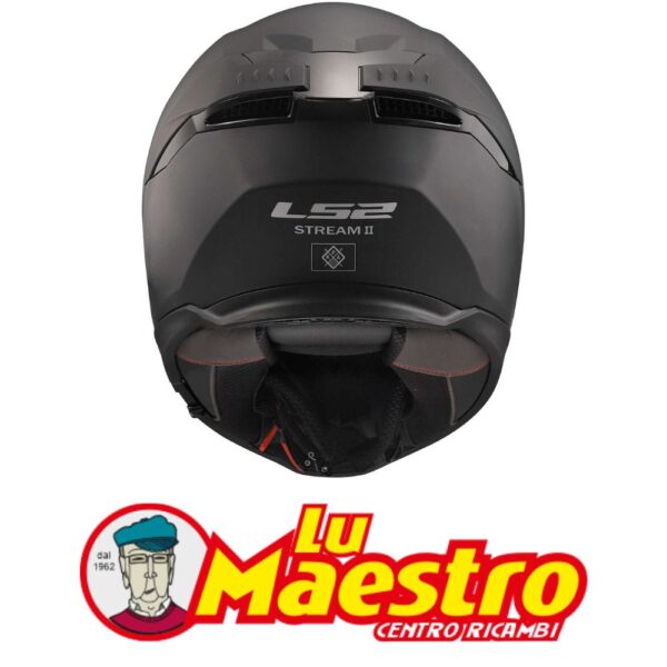 Casco Integrale Doppia Visiera LS2 FF808 STREAM II Nero Opaco Helmet Full Face Matt Black