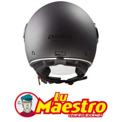 Casco JET Visiera Lunga LS2 OF558 SPHERE LUX Grigio Opaco LS2 Open Face Helmet SPHERE LUX Matt Titanium