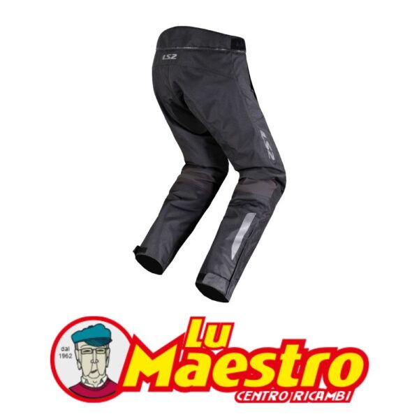 Pantalone Doppio Strato Nero Moto LS2 Chart Evo CE Man Black Impermeabile