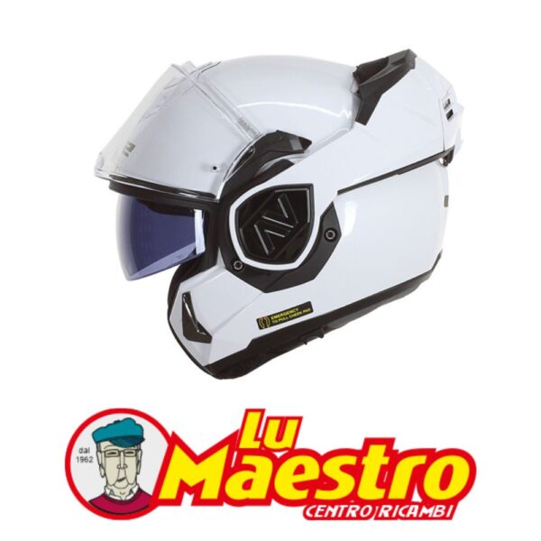 Casco Modulare LS2 FF906 ADVANT Bianco Lucido Gloss White FLIP UP Helmet