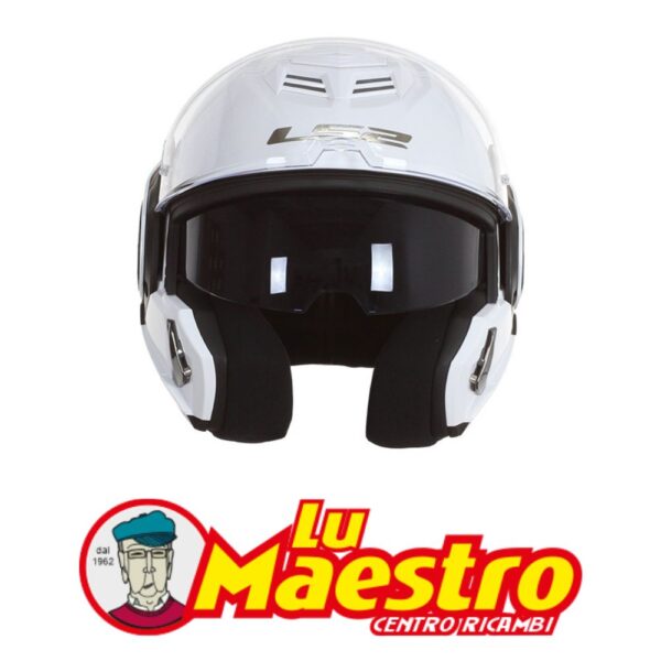 Casco Modulare LS2 FF906 ADVANT Bianco Lucido Gloss White FLIP UP Helmet