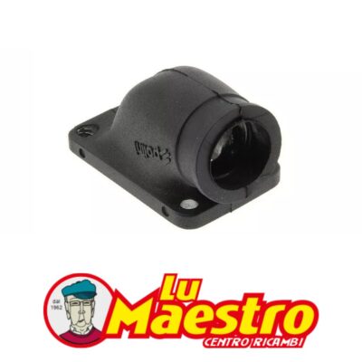 2150416 Collettore Aspirazione Big Valve POLINI per Scooter Motore Minarelli Verticale 25mm Diametro